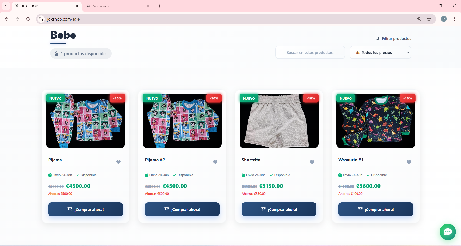 Catálogo de Productos